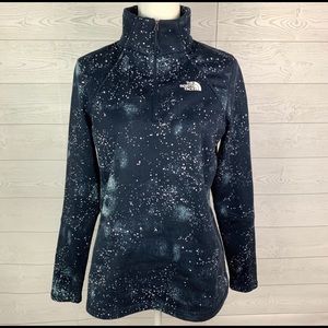 The North Face 1/4 Pullover Splatter Print Jacket